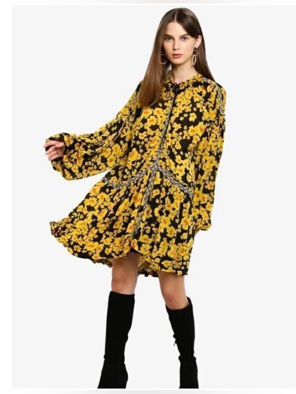 Free People Love Letter Tunic Dress